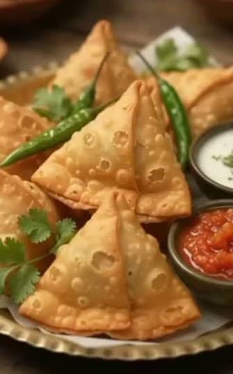 Vegetable Samosa — Zaika catering, Ithaca NY